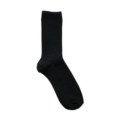 Nishiguchi Kutsushita American Sea Island Cotton Socks Black