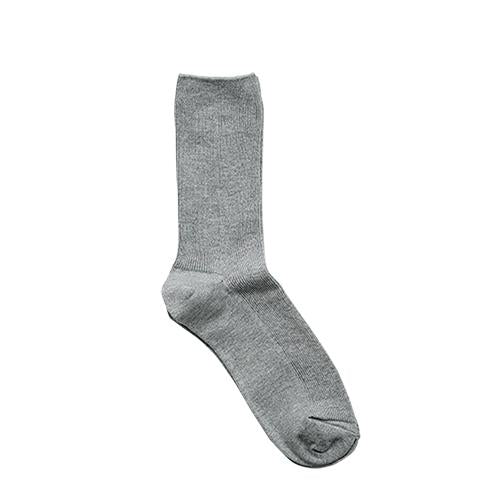 Gray sock on a white background