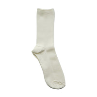 Nishiguchi Kutsushita American Sea Island Cotton Socks Ivory