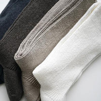 Nishiguchi Kutsushita Linen Ribbed Socks