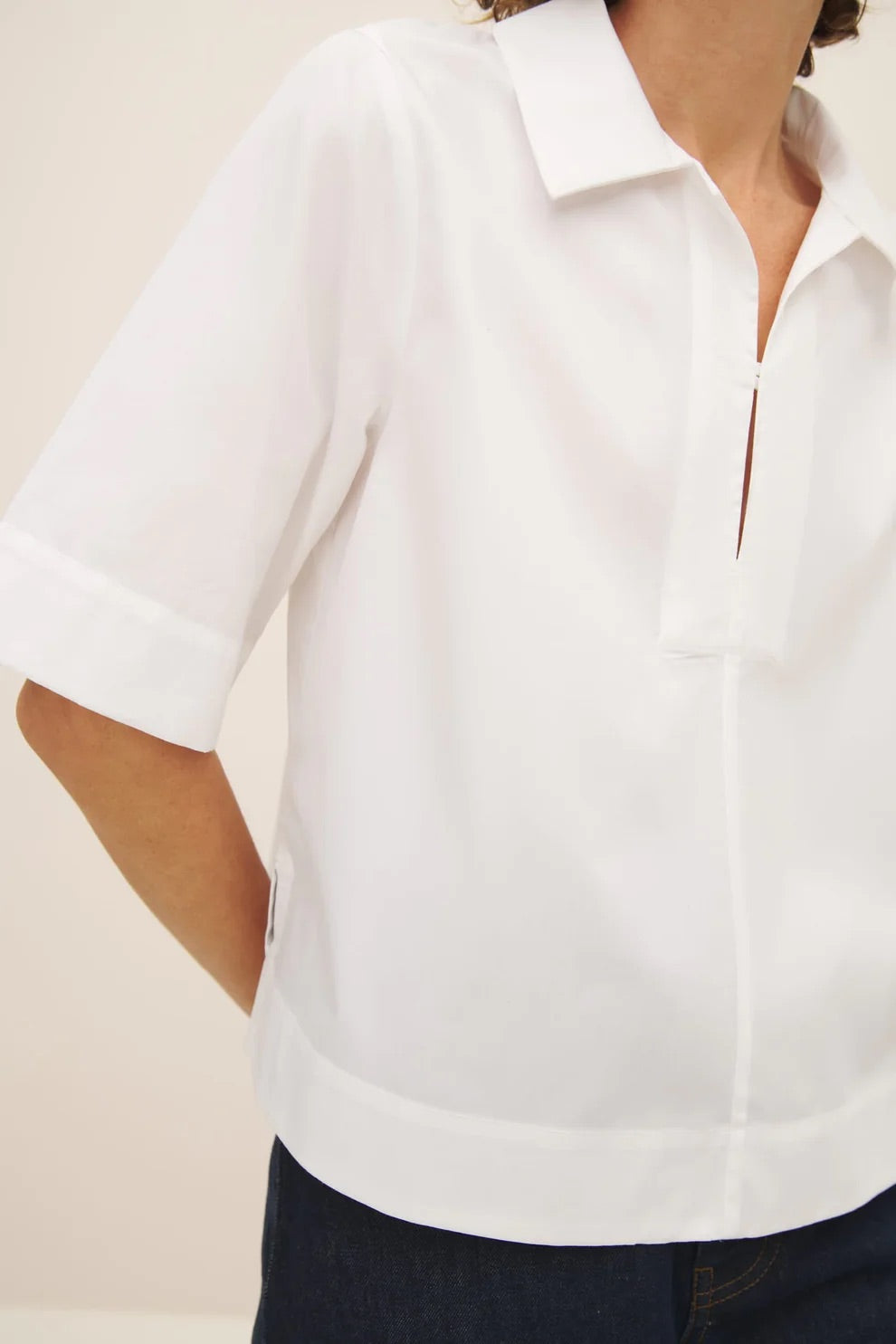 Kowtow Horizon Shirt White