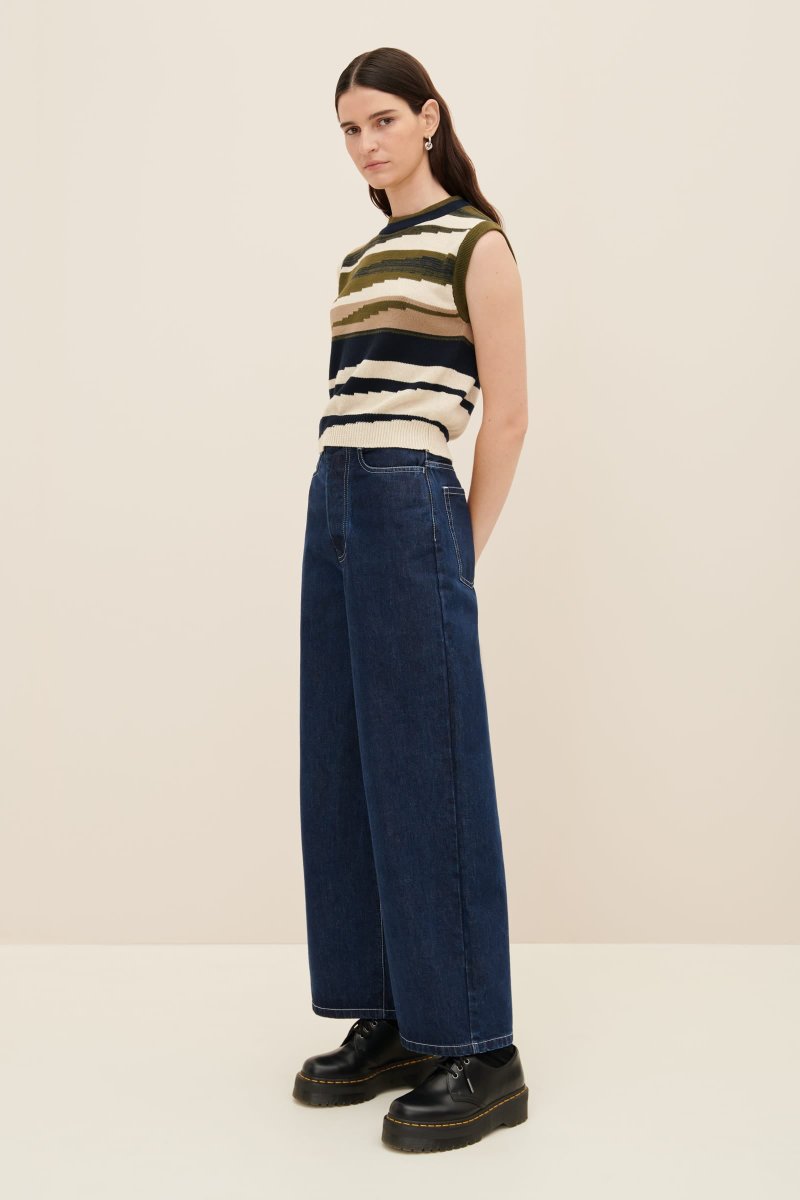 Kowtow Landscape Knit Vest