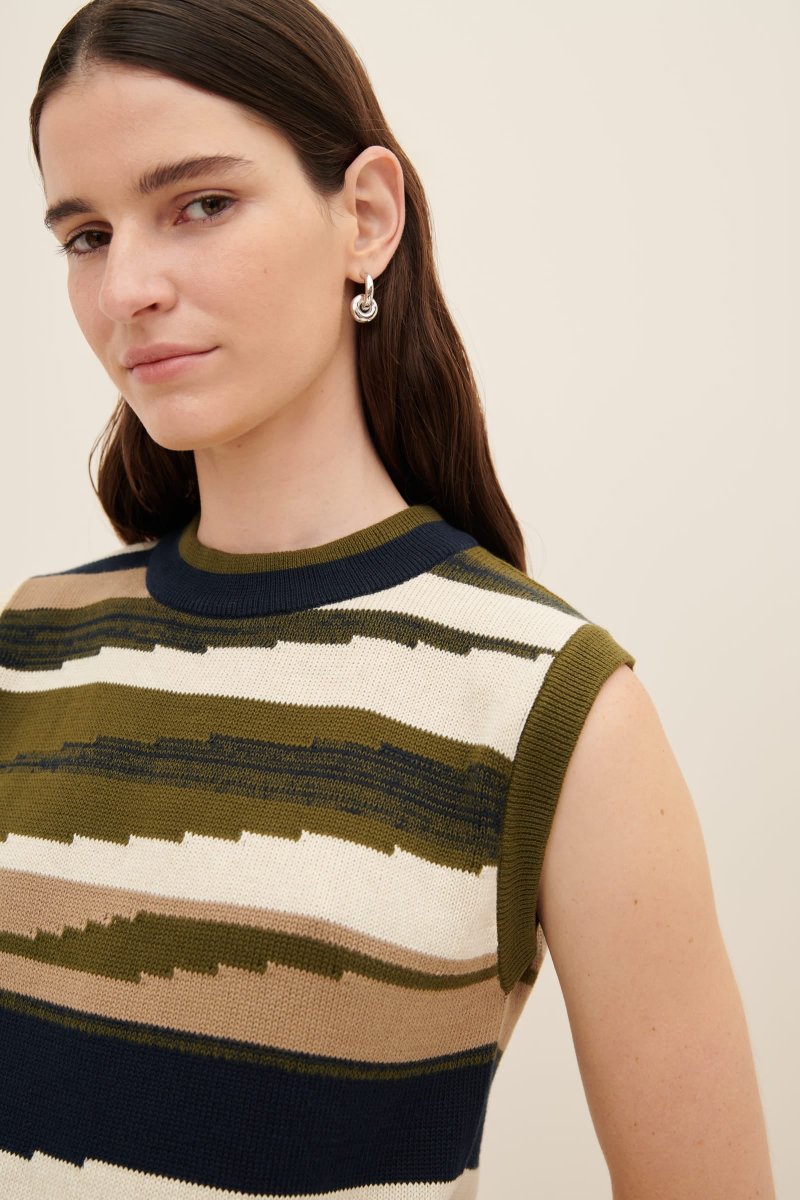 Kowtow Landscape Knit Vest