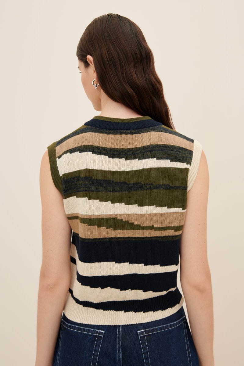 Kowtow Landscape Knit Vest