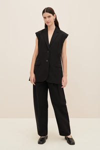 Kowtow Lena Blazer Vest Black