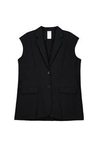 Kowtow Lena Blazer Vest Black