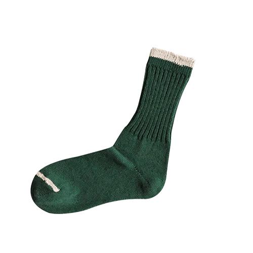 Nishiguchi Kutsushita Silk Cotton Socks Amazon Green