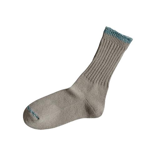 Nishiguchi Kutsushita Silk Cotton Socks Light Gray