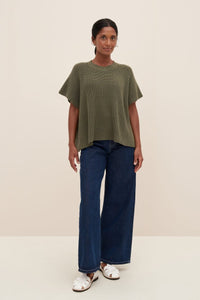 Kowtow Sofia Knit Top Olive