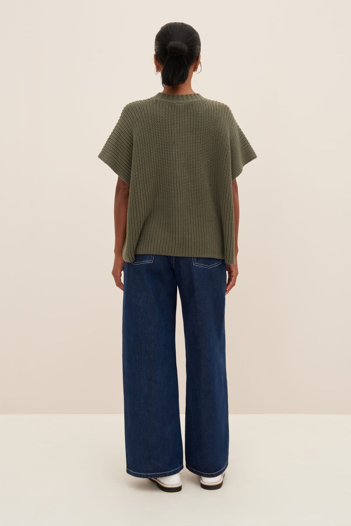 Kowtow Sofia Knit Top Olive