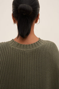 Kowtow Sofia Knit Top Olive