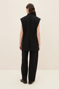 Kowtow Lena Blazer Vest Black