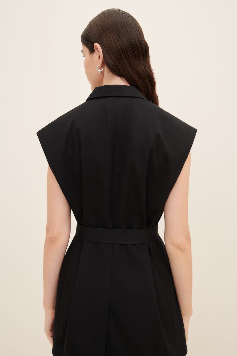 Kowtow Lena Blazer Vest Black