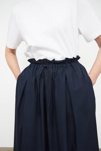 Kowtow Clothing Long Stevie Skirt Navy