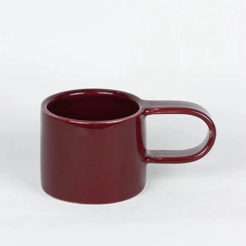 Ekua Ceramics Tubular Mug Oxblood