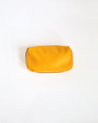 Erin Templeton Kiss and Makeup Bag Mustard Leather
