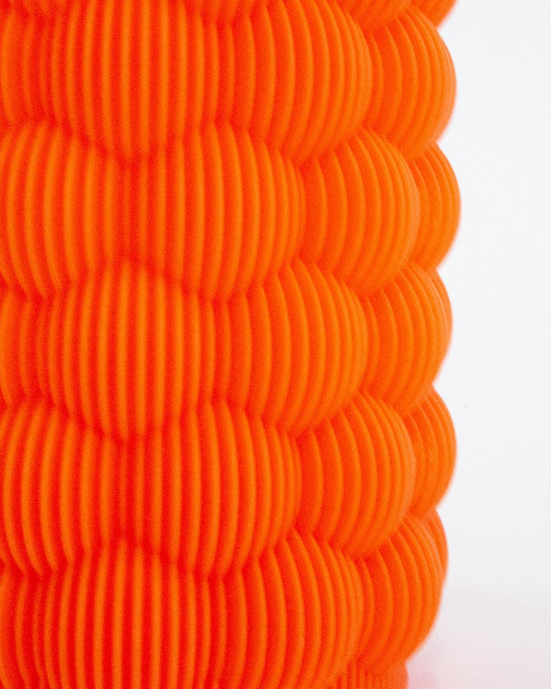 UAU Project 3D Print S_Vases 02 Orange