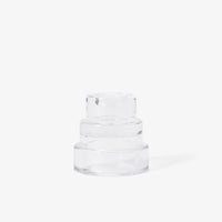 Areaware Terrace Candle Holder Clear Glass