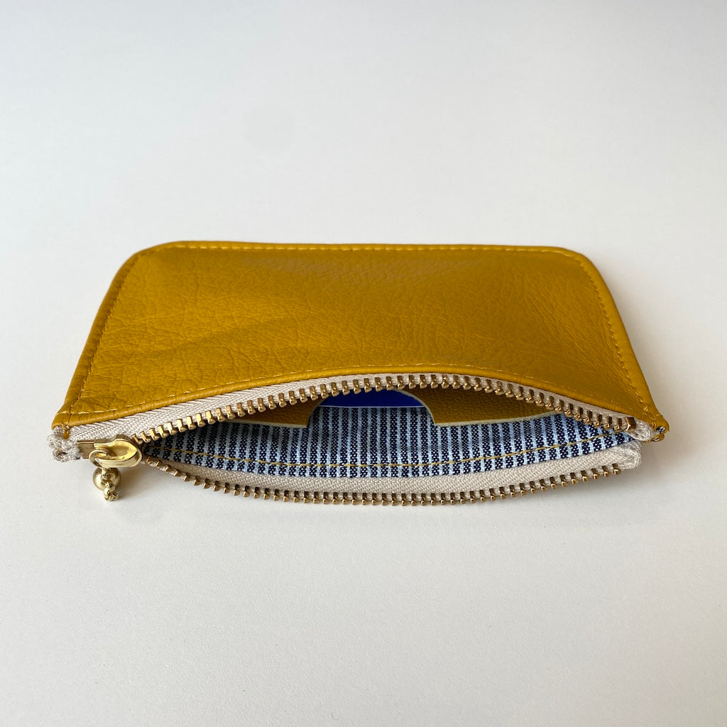 Erin Templeton Small Time for a Change Wallet Mustard Leather