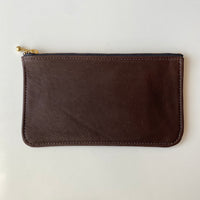 Erin Templeton Time for a Change Wallet Chocolate Brown Leather Pouch