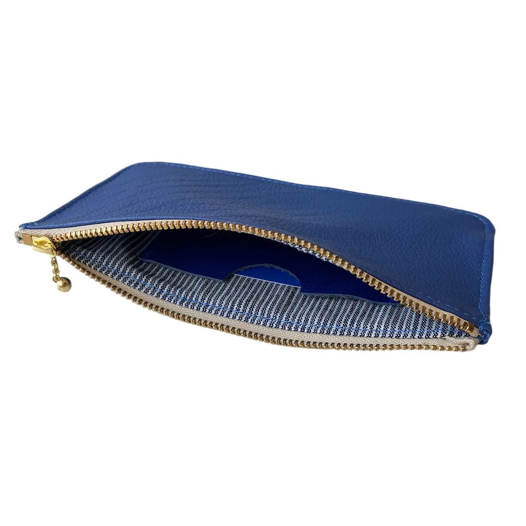 Erin Templeton Time for a Change Wallet Blue Leather