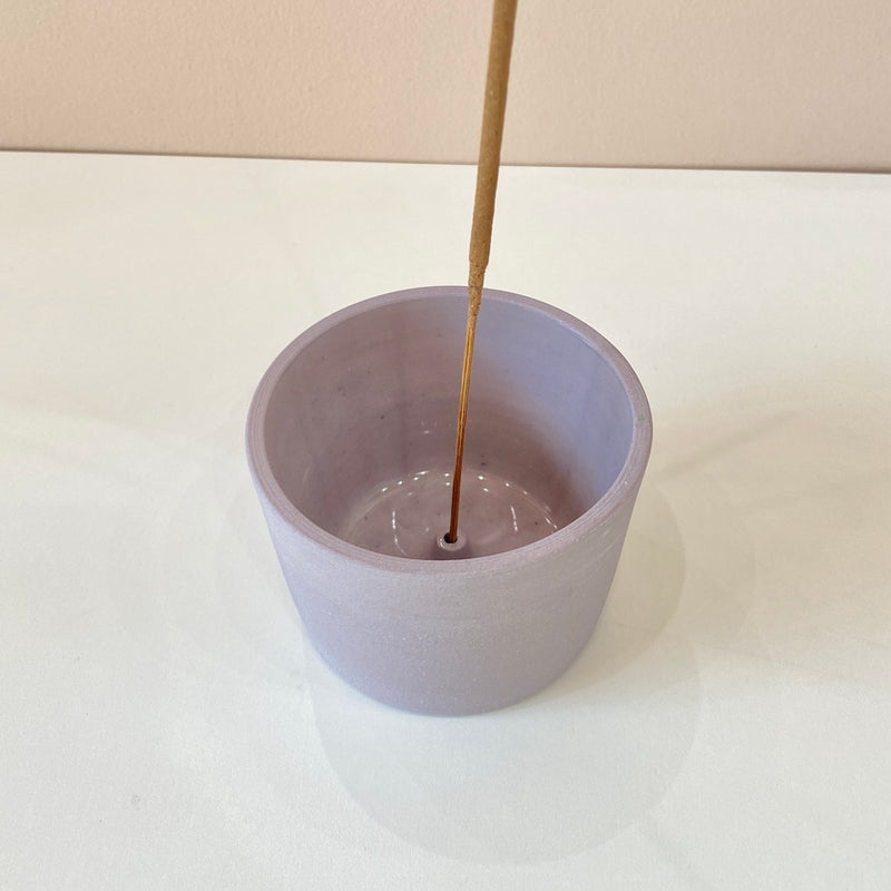 Ekua Ceramics Incense Burner Bowl Lavender