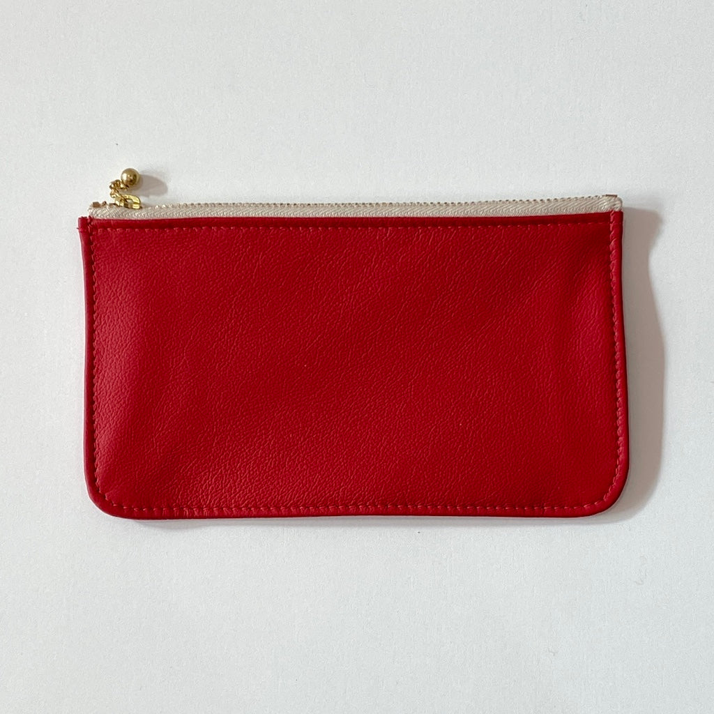 Erin Templeton Time for a Change Wallet Raspberry Leather