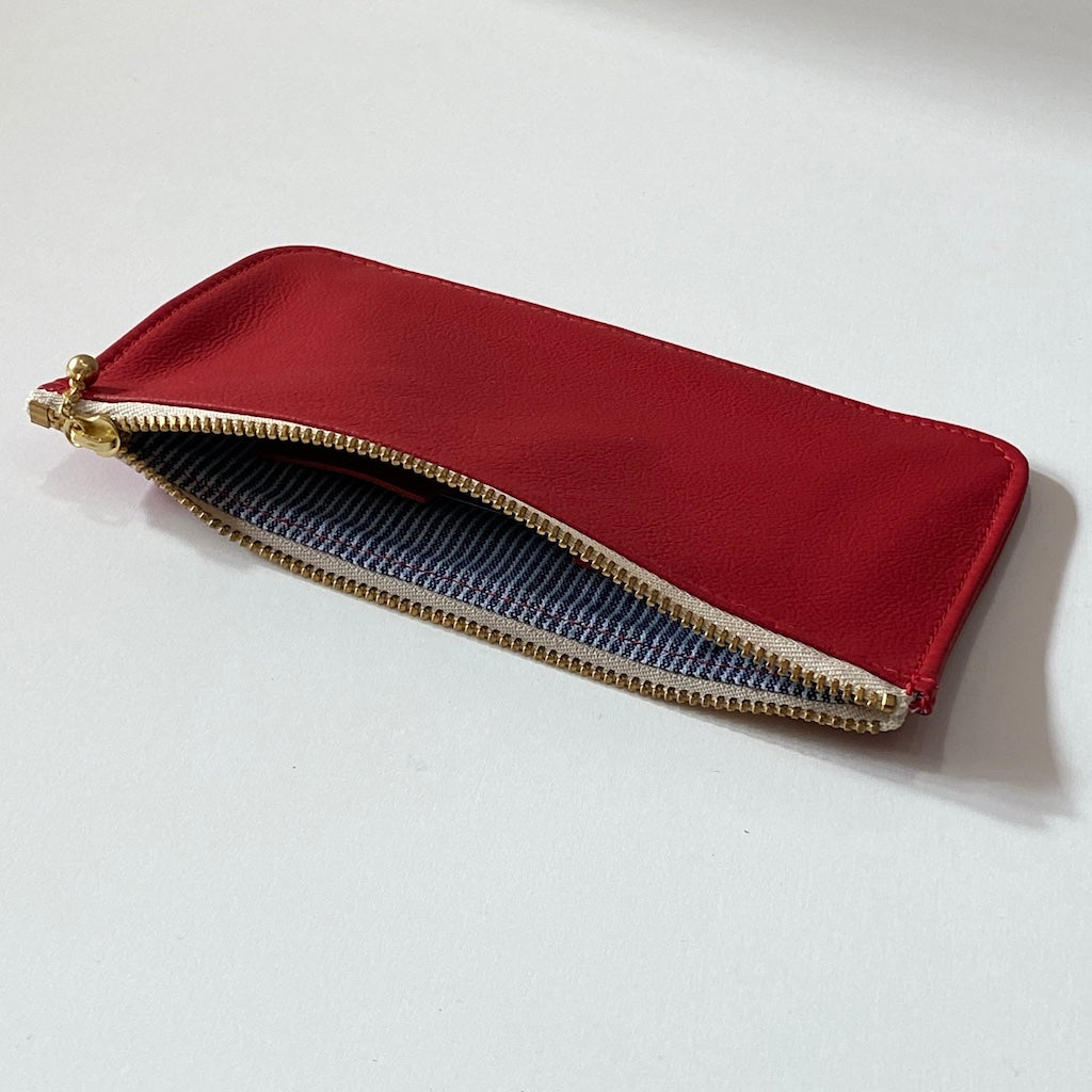 Erin Templeton Time for a Change Wallet Raspberry Leather