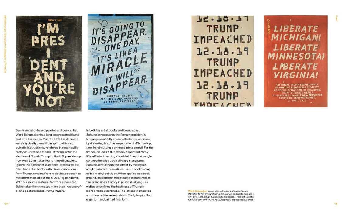 Strikethrough: Typographic Messages of Protest Book by Silas Munro