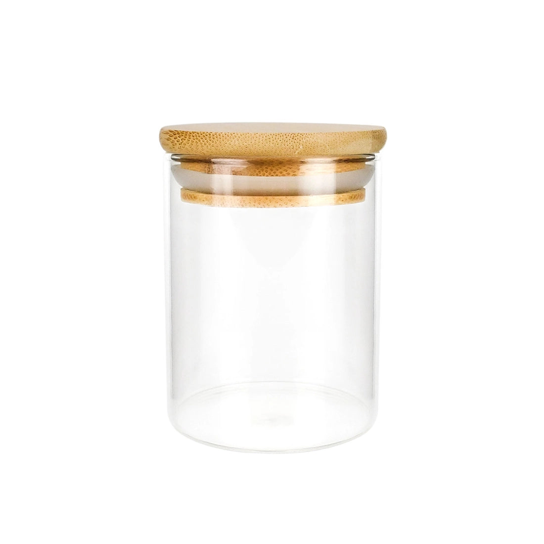 Human Objects Bamboo Lid Glass Spice Jars 4oz