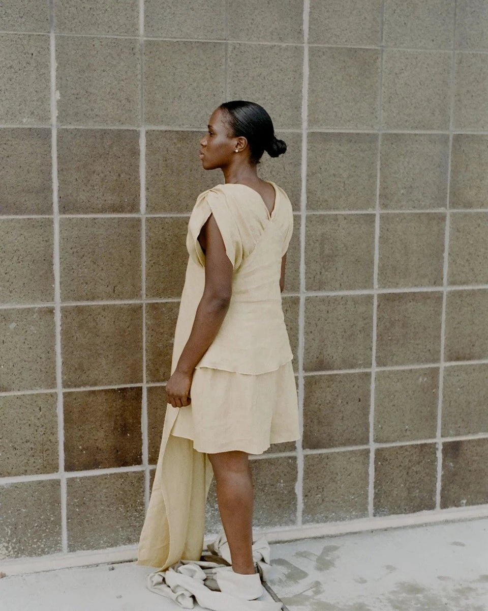 Baserange Lane Tank Top Chebula Yellow Hemp – Burke Mercantile